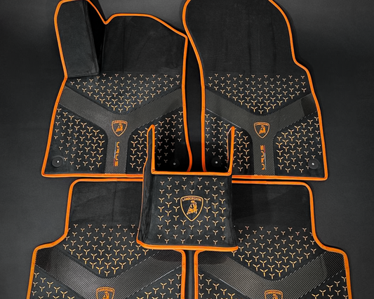 Suede & Carbon Fiber Floor Mats | For Lamborghini Urus